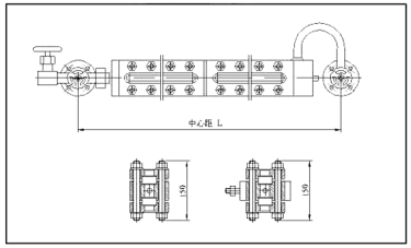 UB-WY高温高压玻璃板液位计 UB-WY高温高压玻璃板液位计